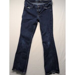 Old Navy Mid Rise Wow Bootcut Jeans Womens 10S Blue Medium Wash Stretch Denim